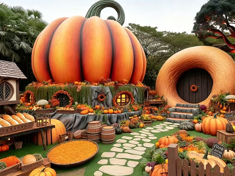Customizable Pumpkin Village Installation
