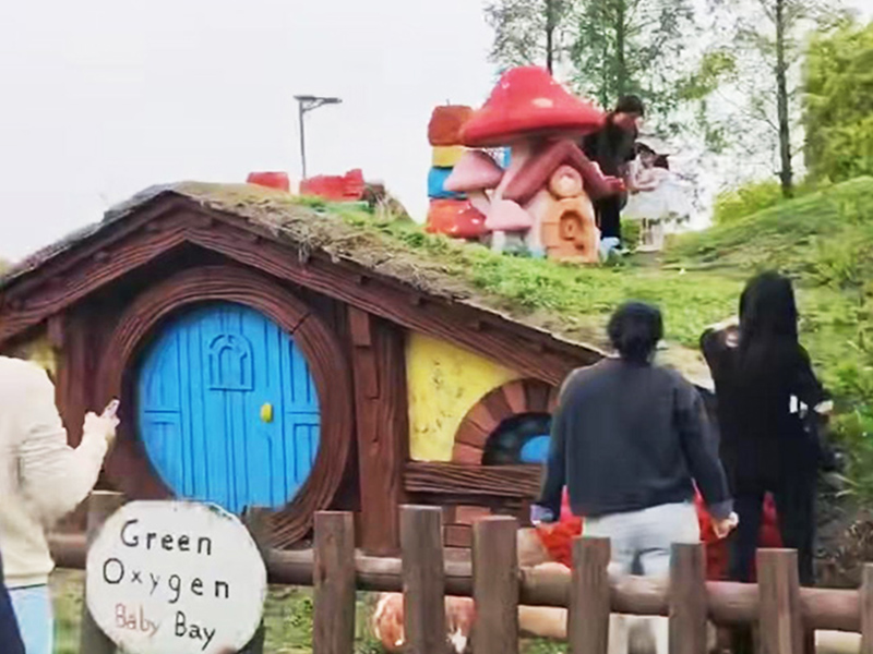 Green Oxygen Baby Bay Themed Hobbit Village