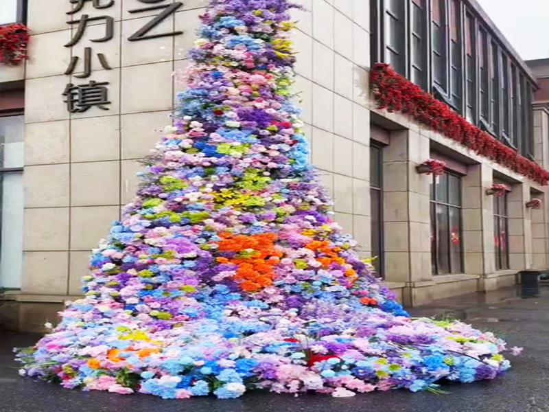 Artificial Flower Waterfall