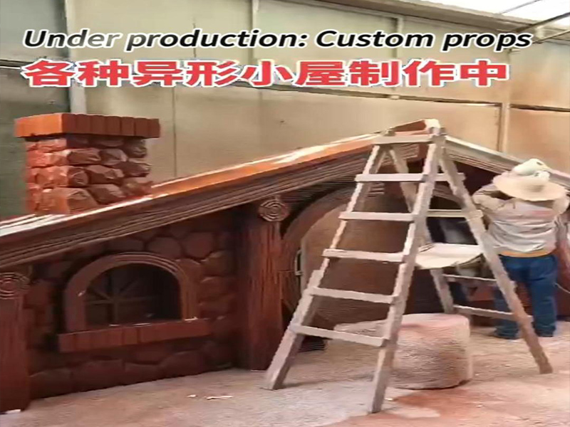 Custom Themed Cottage Prop in Production