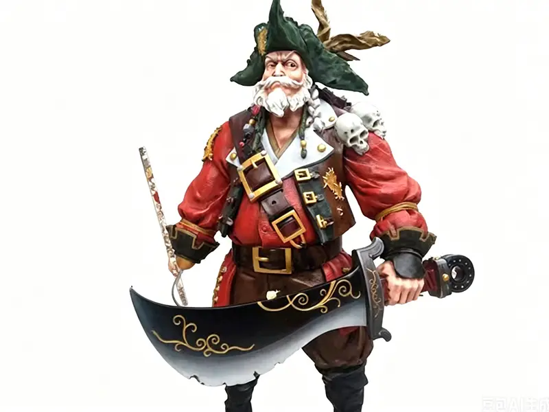 Custom Pirate Captain Prop