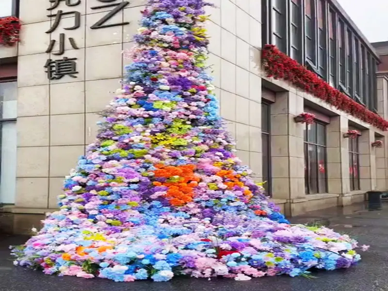 Artificial Flower Waterfall