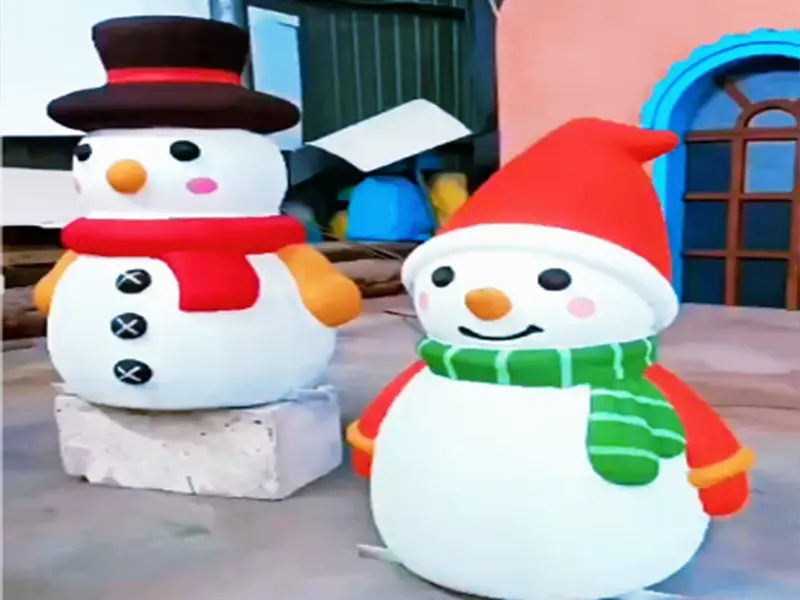 Snowman Fiberglass Props