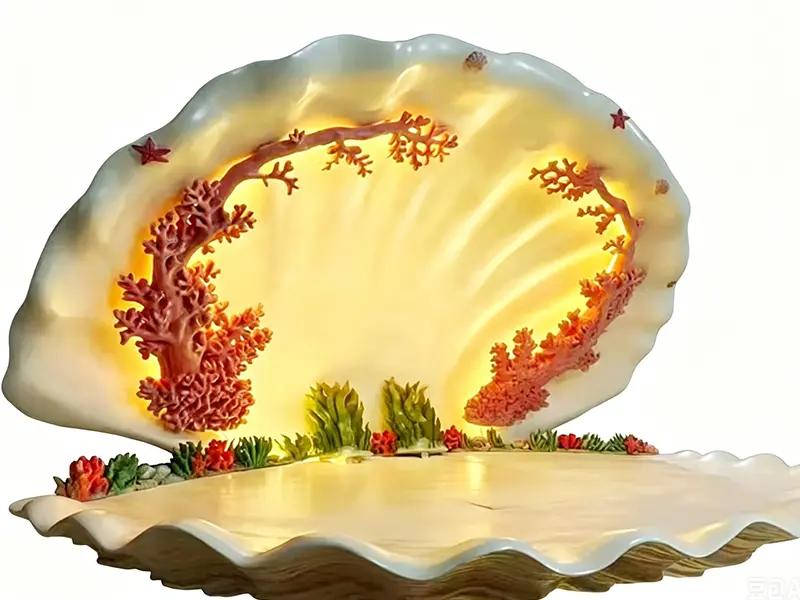 Giant Seashell Prop Making