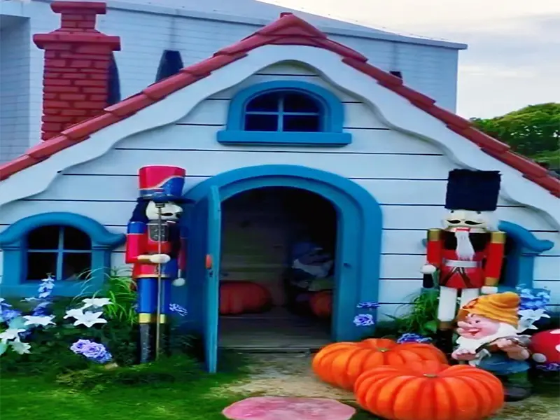 Fairy Tale Wooden Cottage Prop